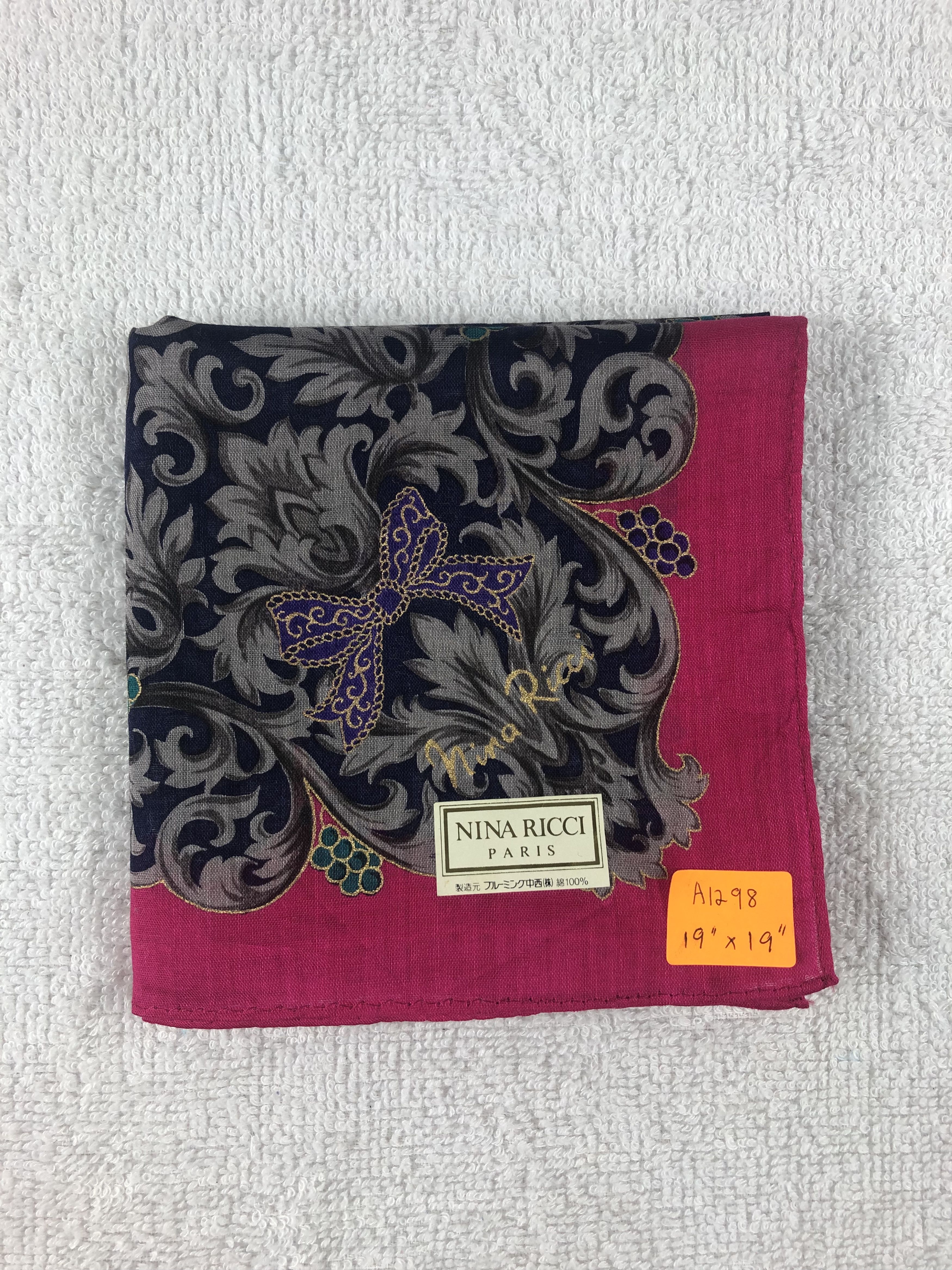 Nina Ricci Nina Ricci Handkerchief / Bandana / Neckerchief Size ONE SIZE - 6 Thumbnail