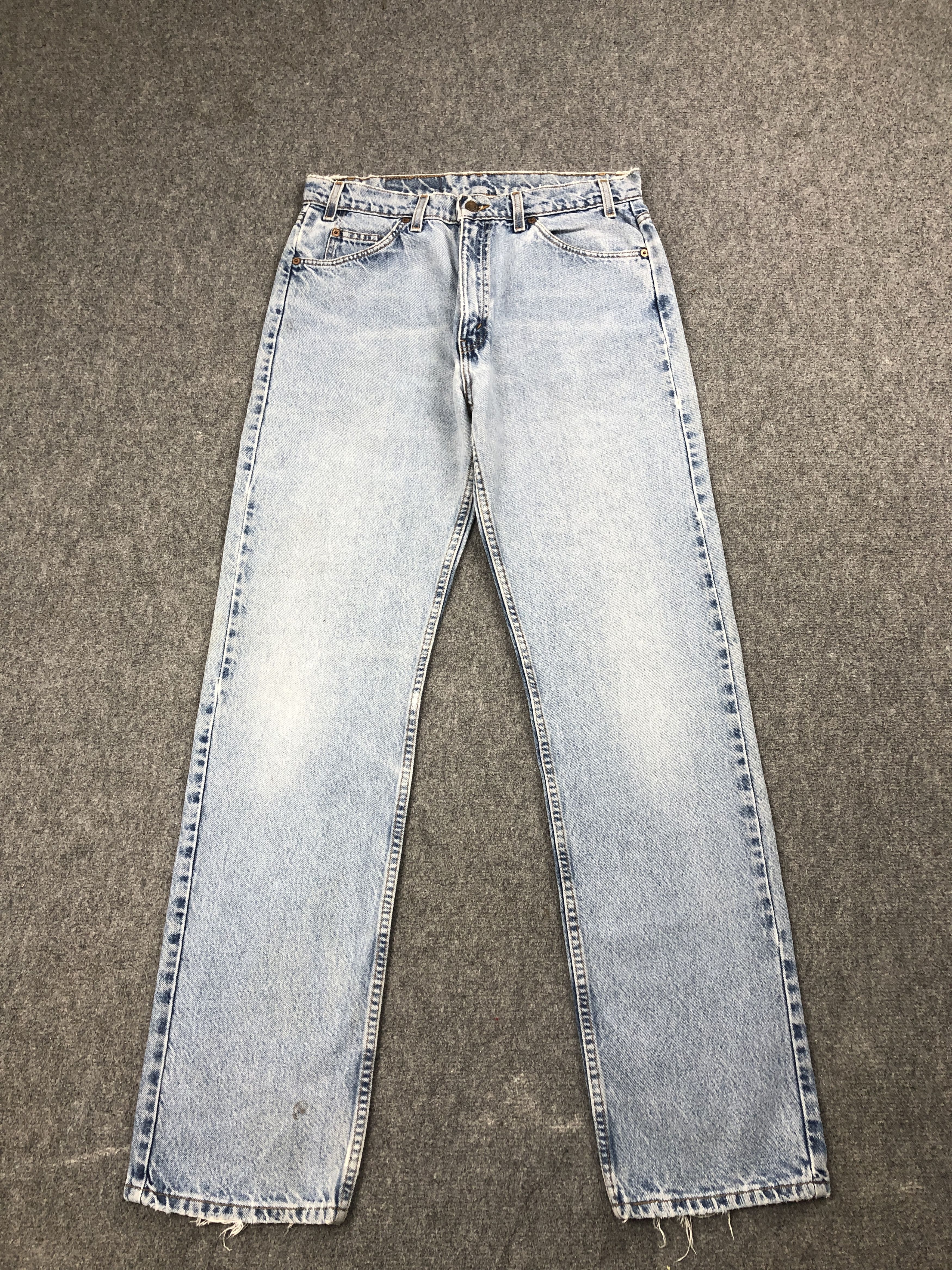 Levi's Vintage 90s Levi's 505 Orange Tabs Jeans DP2522 Size US 32 / EU 48 - 1 Thumbnail