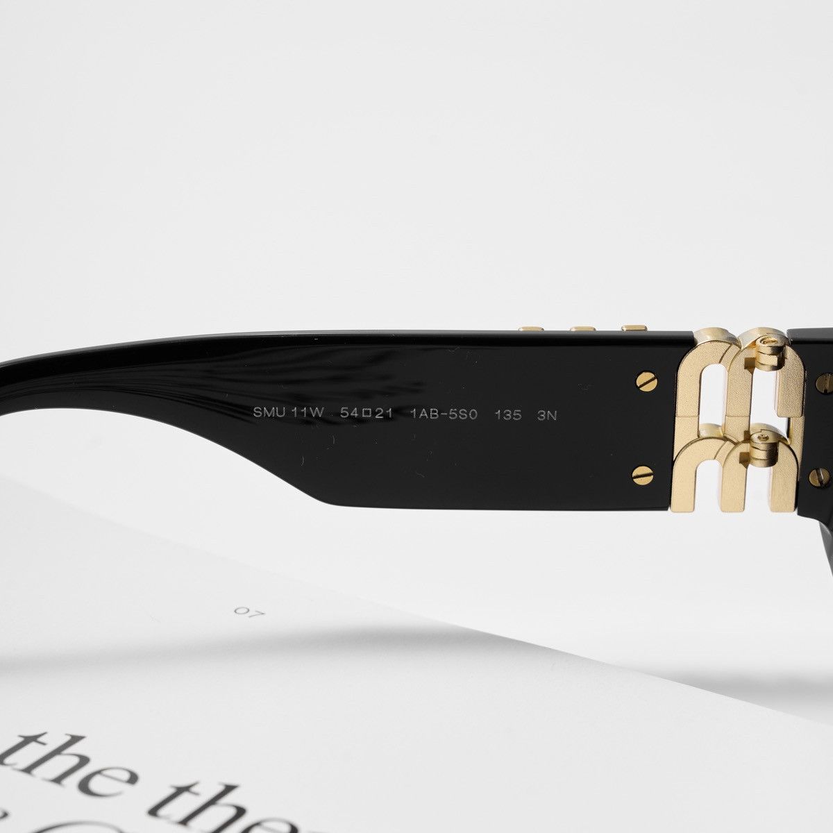Miu Miu MIU MIU 0MU 11WS 1AB5S0 SUNGLASSES Size ONE SIZE - 4 Thumbnail