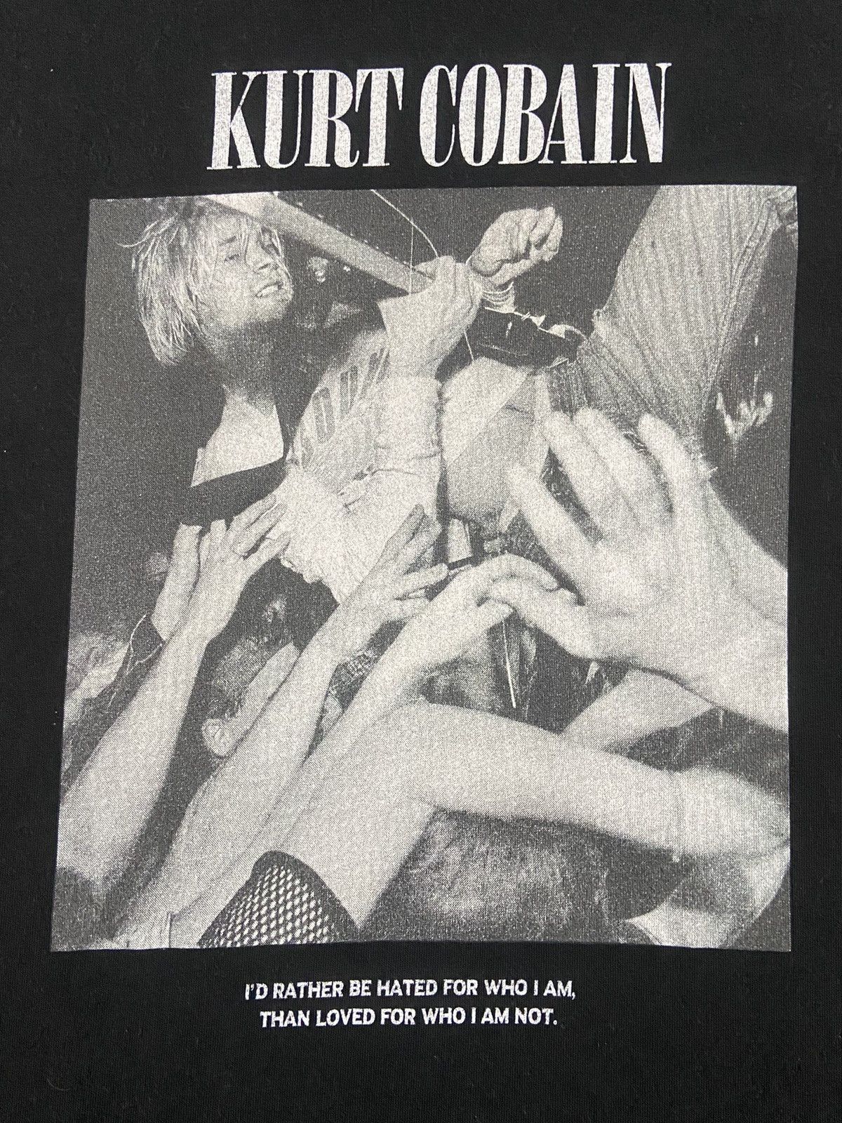 Band Tees × Nirvana Kurt Cobain Nirvana Band Tee Size US M / EU 48-50 / 2 - 2 Thumbnail