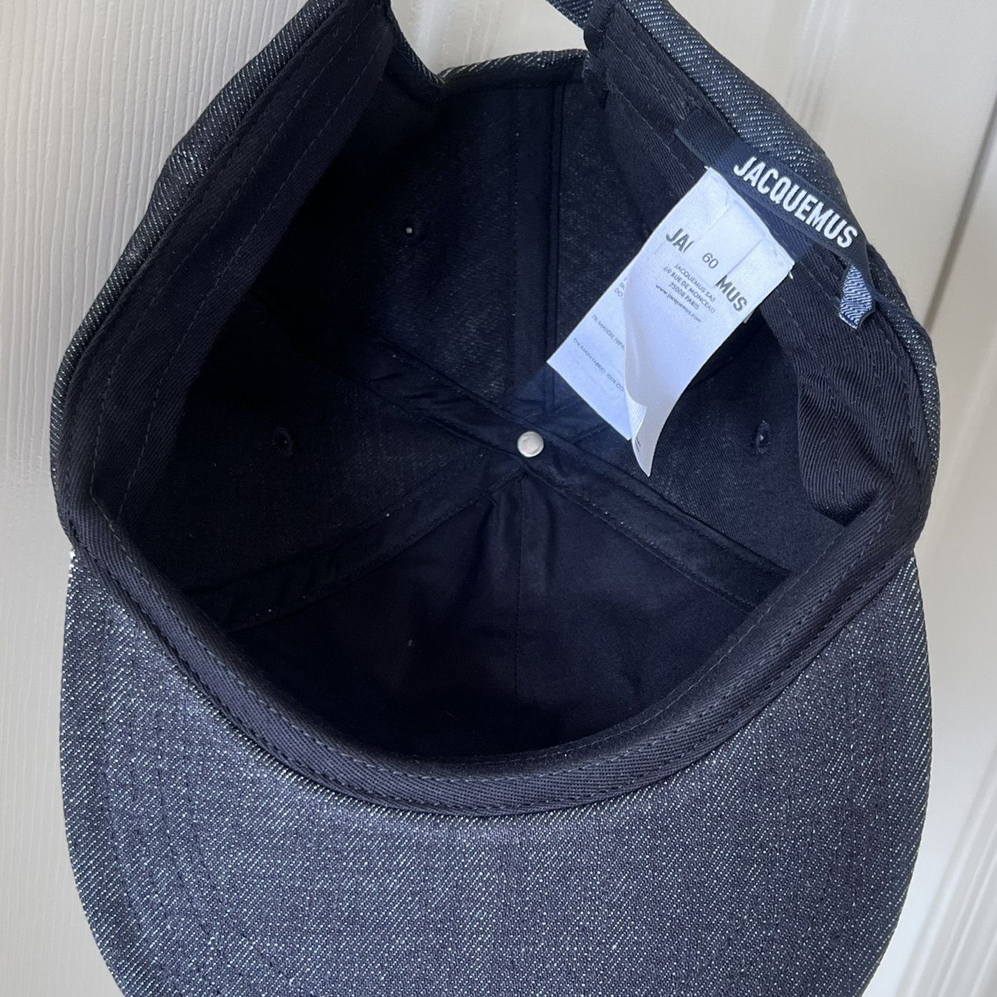 Jacquemus JACQUEMUS Navy 'The Baseball' Cap, Size 60 Size ONE SIZE - 7 Thumbnail