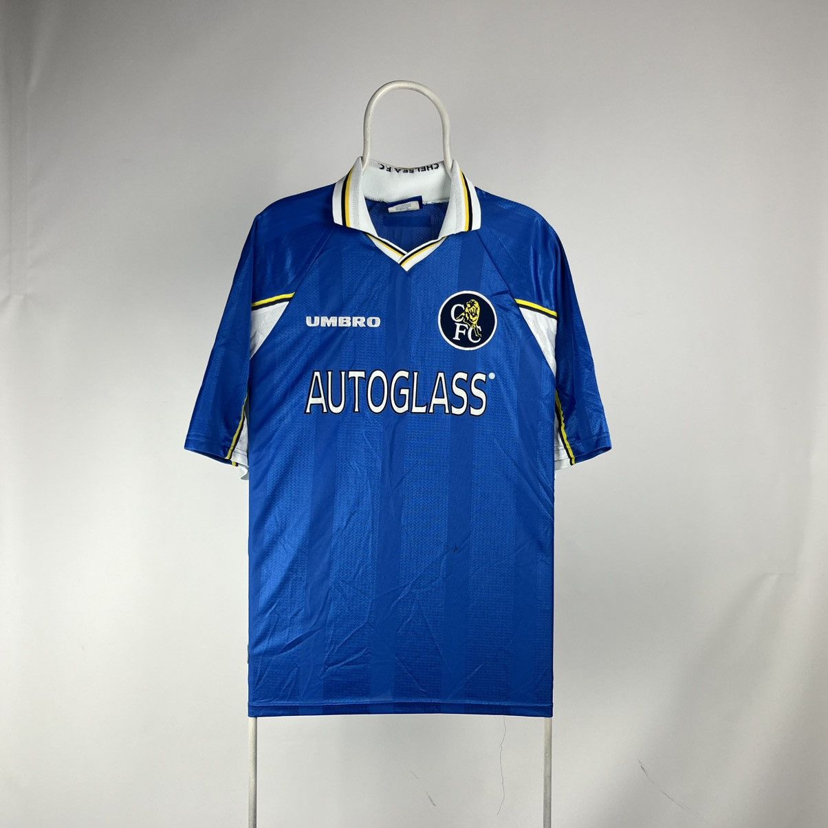 Chelsea Soccer CHELSEA LONDON 1997/99 HOME FOOTBAL SOCCER JERSEY UMBRO Size US XXL / EU 58 / 5 - 1 Thumbnail