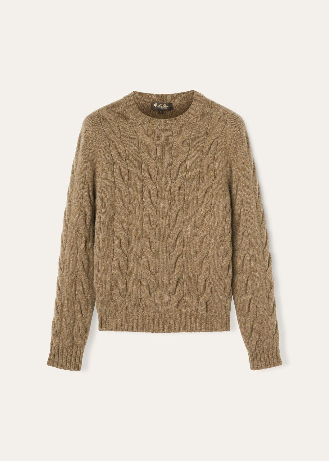 Loro Piana o1w1db10725 FAO3412 Napier Crewneck Sweater in Brown Size US L / EU 52-54 / 3 - 1 Thumbnail