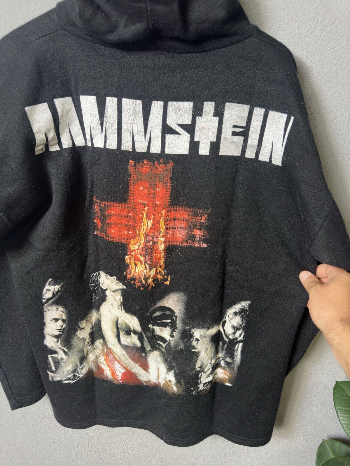 Band Tees × Vintage Rammstein vintage 90s hoodie Size US XL / EU 56 / 4 - 2 Thumbnail