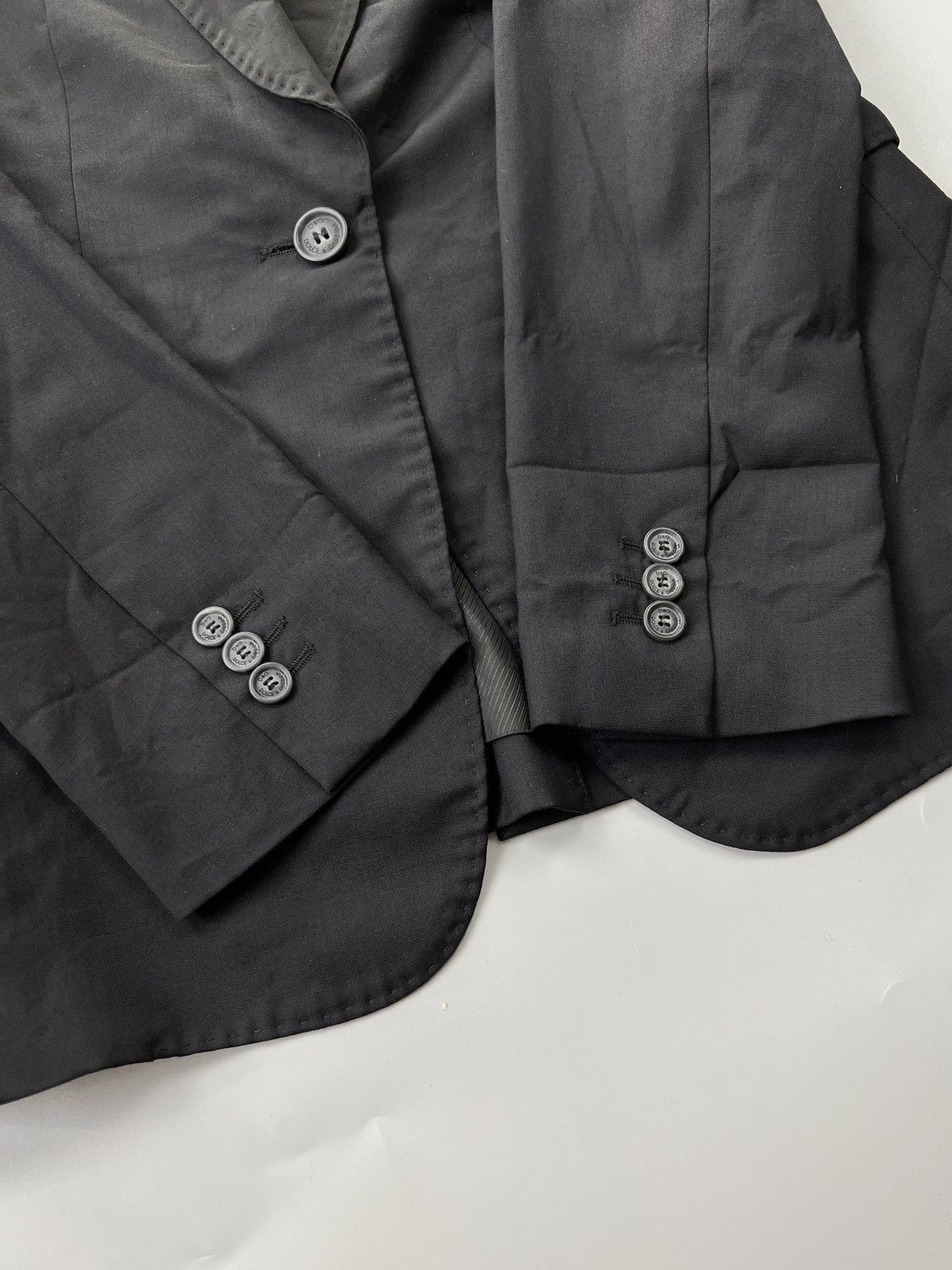 Dolce & Gabbana Dolce & Gabbana Wool Blend 1 Button Blazer (Y0383) Size M / US 6-8 / IT 42-44 - 5 Thumbnail