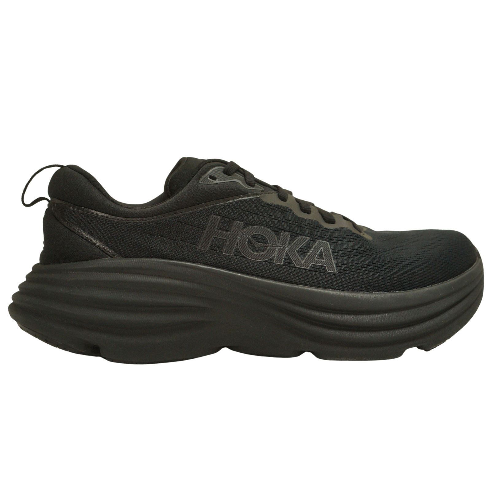 image of Men Hoka One One Bondi 8 Sneakers Trail Running Us10 in Black