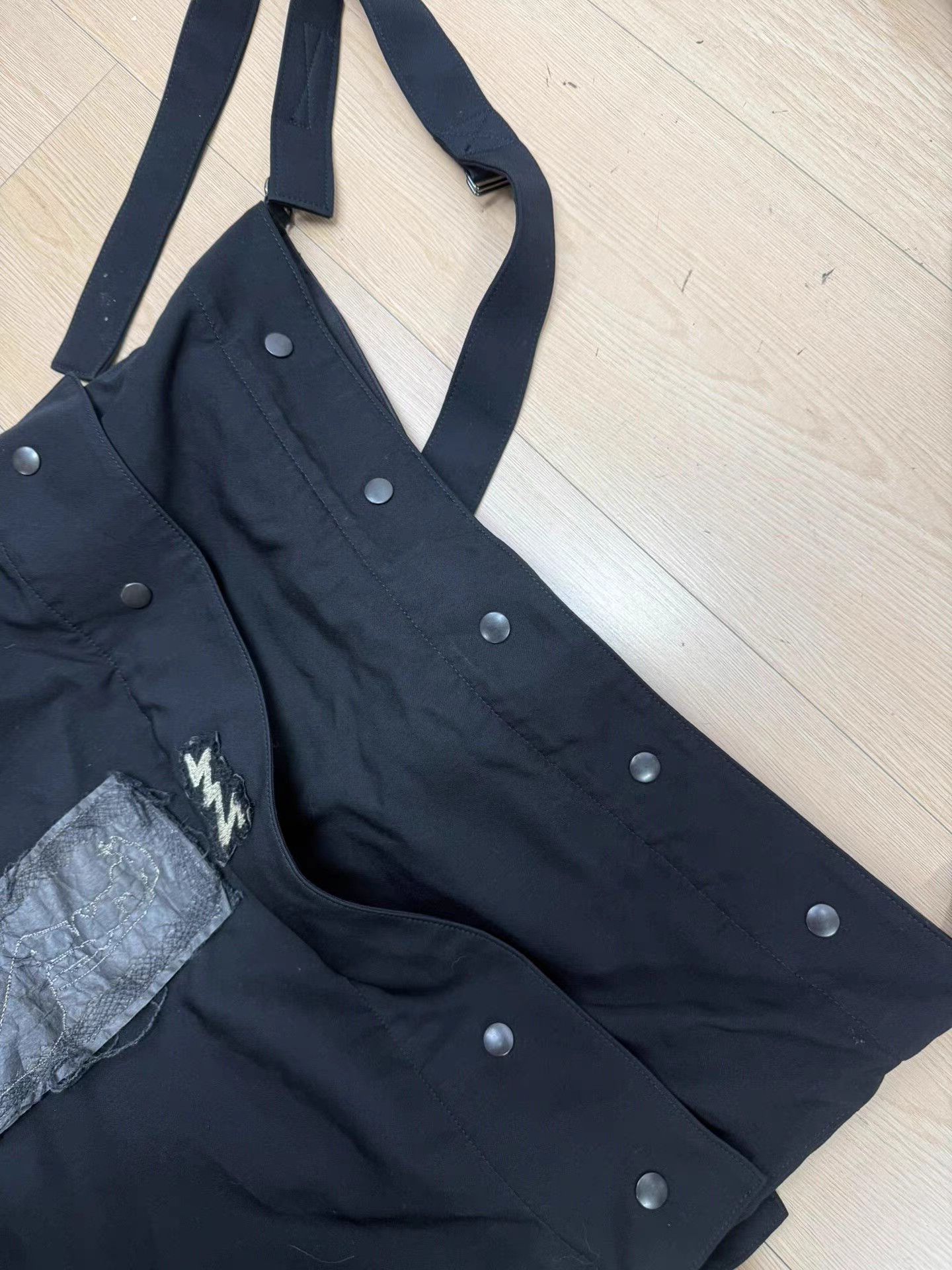 Yohji Yamamoto Yohji Yamamoto Double Layer Wool Messenger K20 Size ONE SIZE - 6 Thumbnail