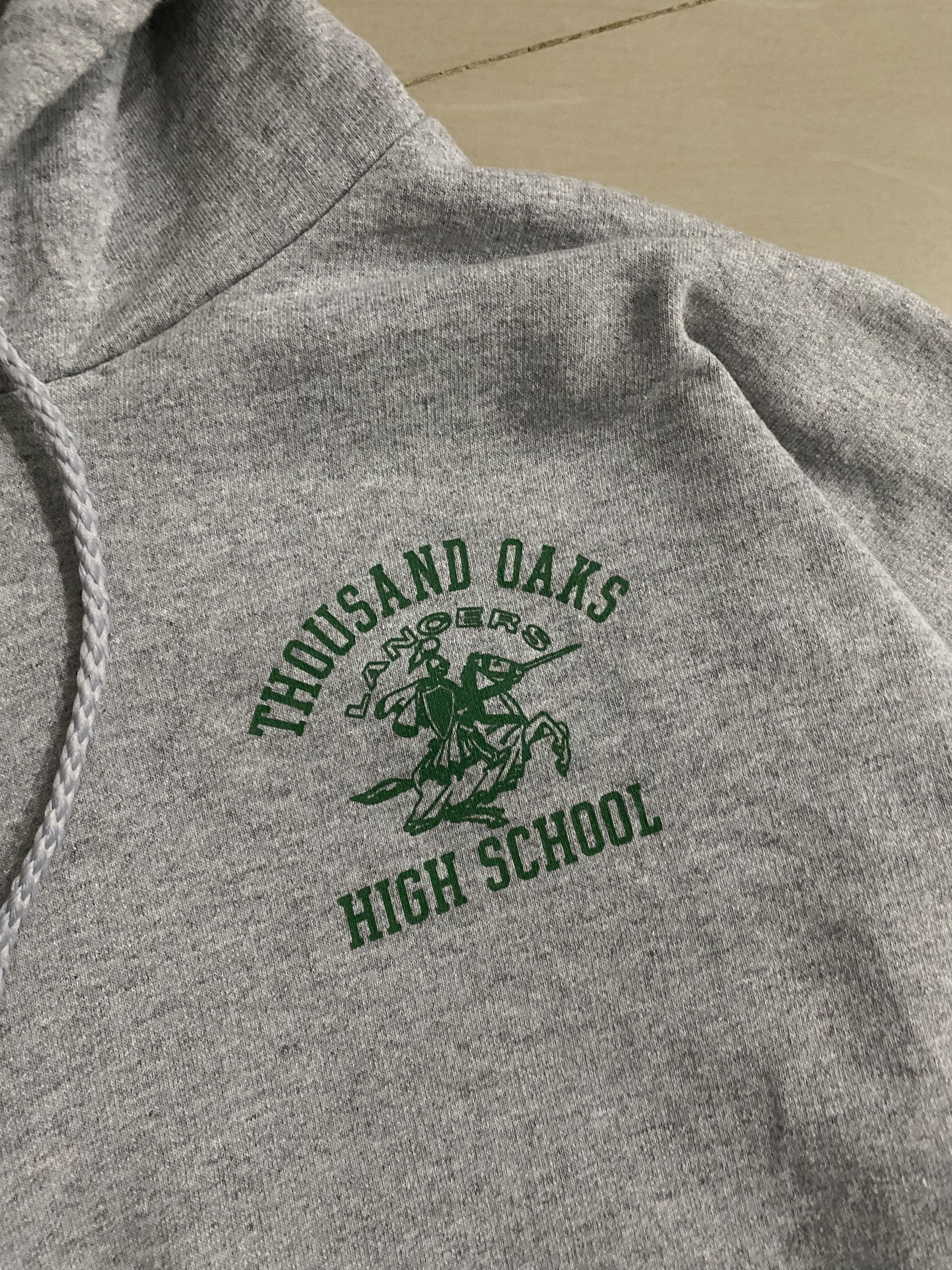 Hanes × Vintage Vintage Thousand Oaks Langers High School Hoodie Size US L / EU 52-54 / 3 - 2 Thumbnail