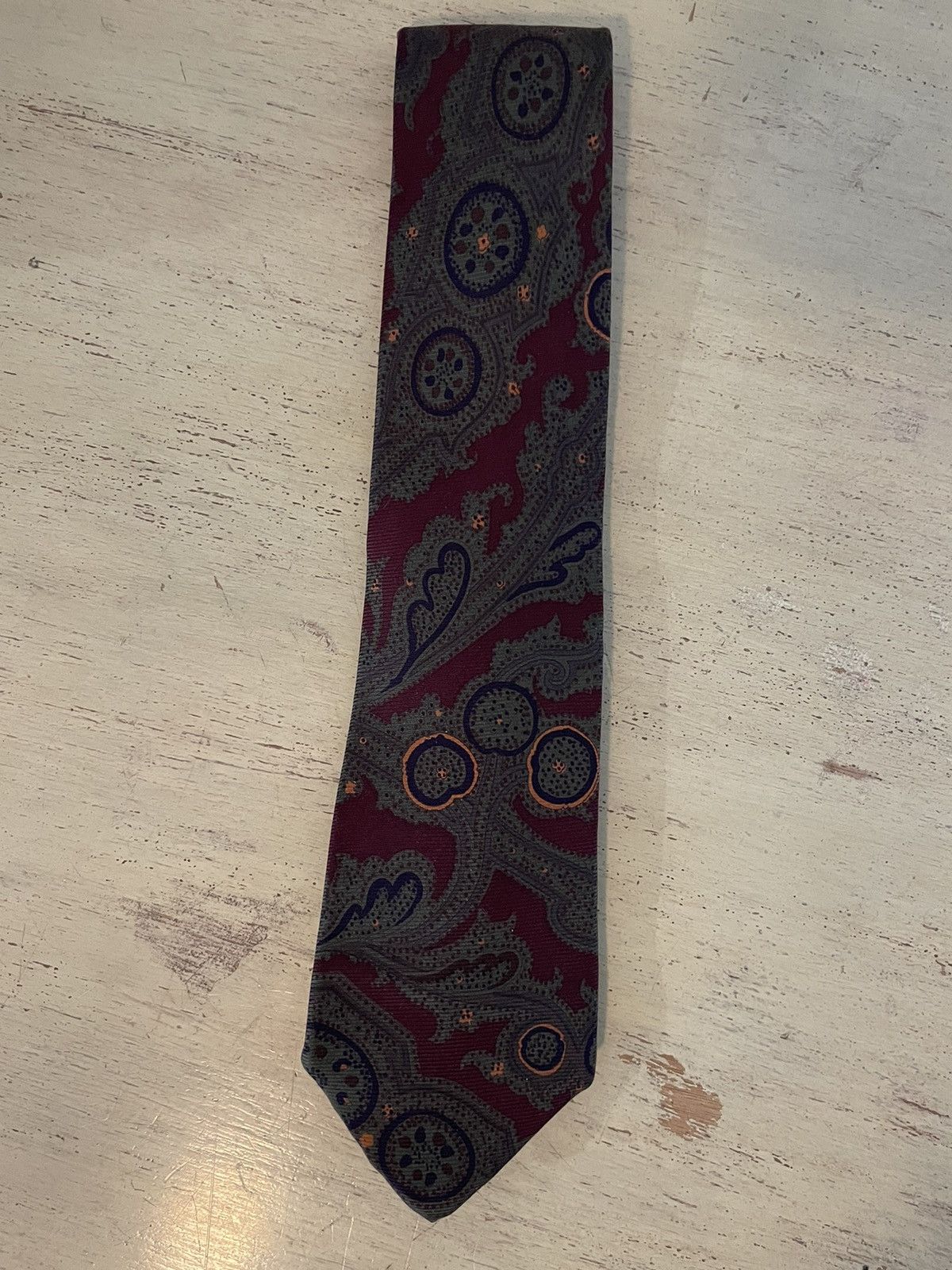 Polo Ralph Lauren Paisley Print Silk Tie Size ONE SIZE - 2 Thumbnail