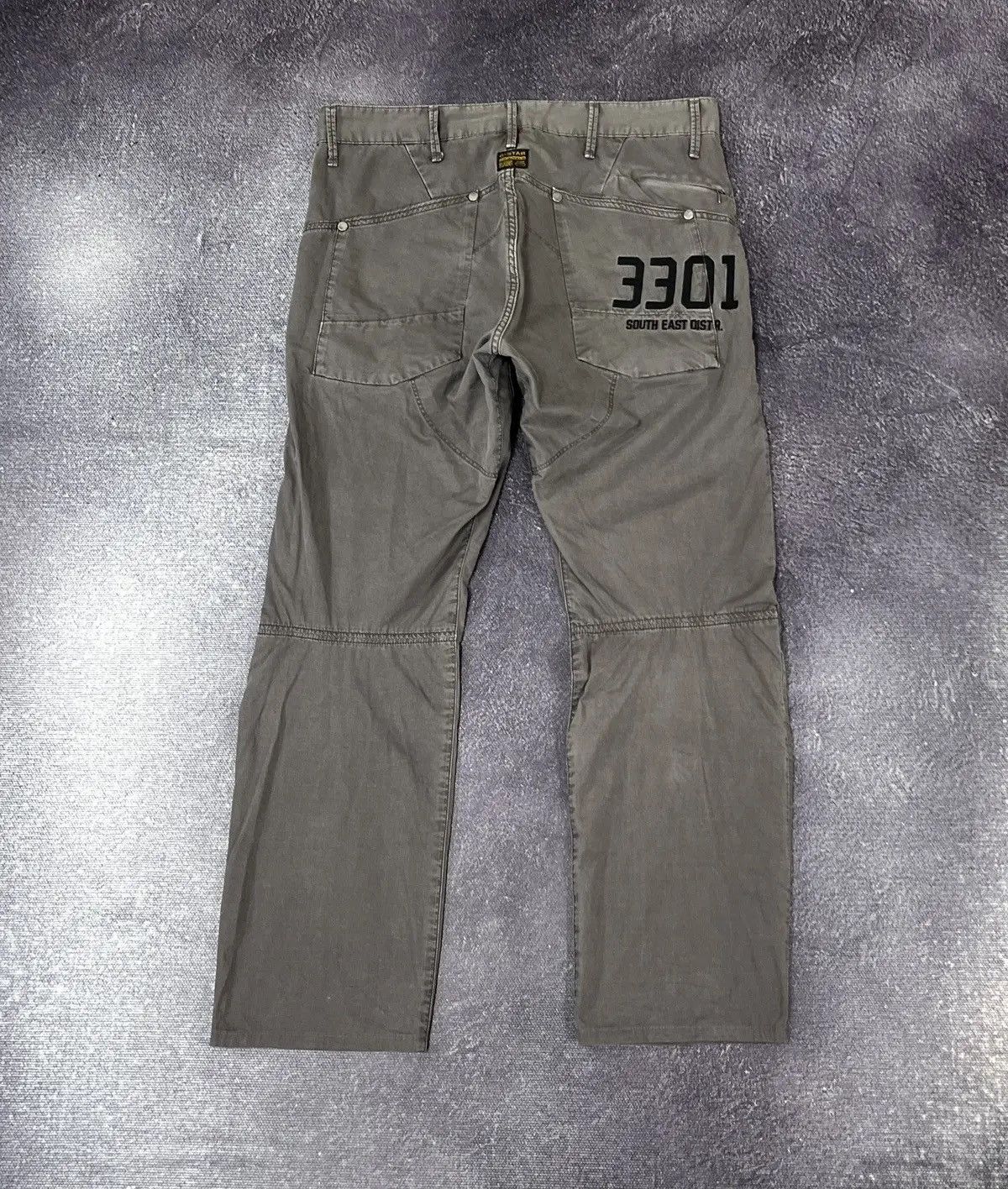 G-Star × Vintage Vintage G Star Raw Y2K Embroidered Logo Japanese Pants Size US 32 / EU 48 - 2 Thumbnail
