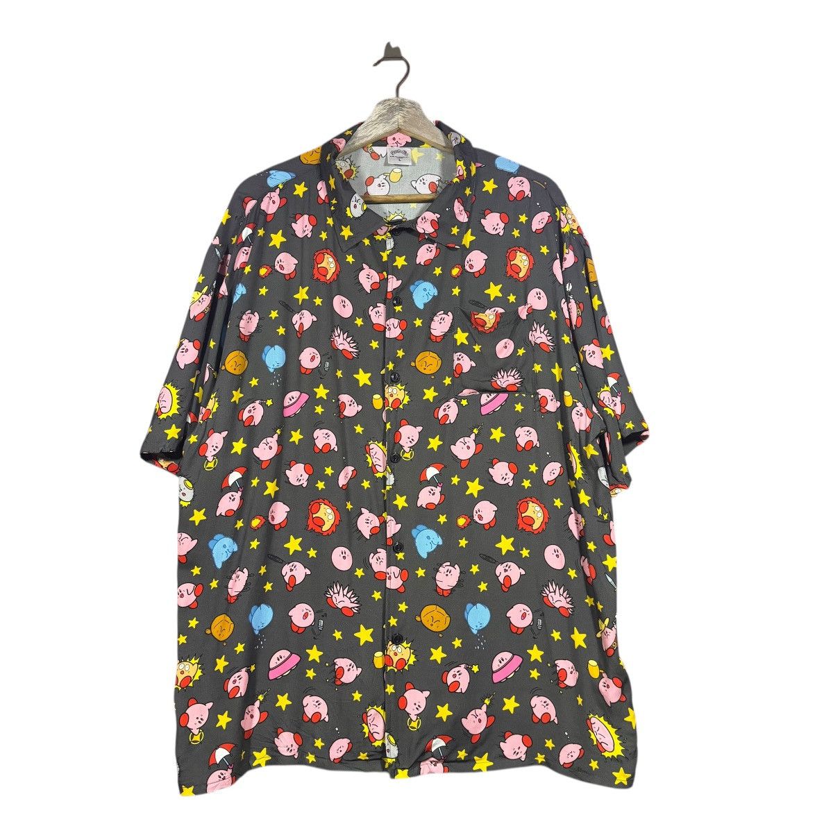 1993 Kirby Nintendo Hal Labotary Game Shirt Rayon