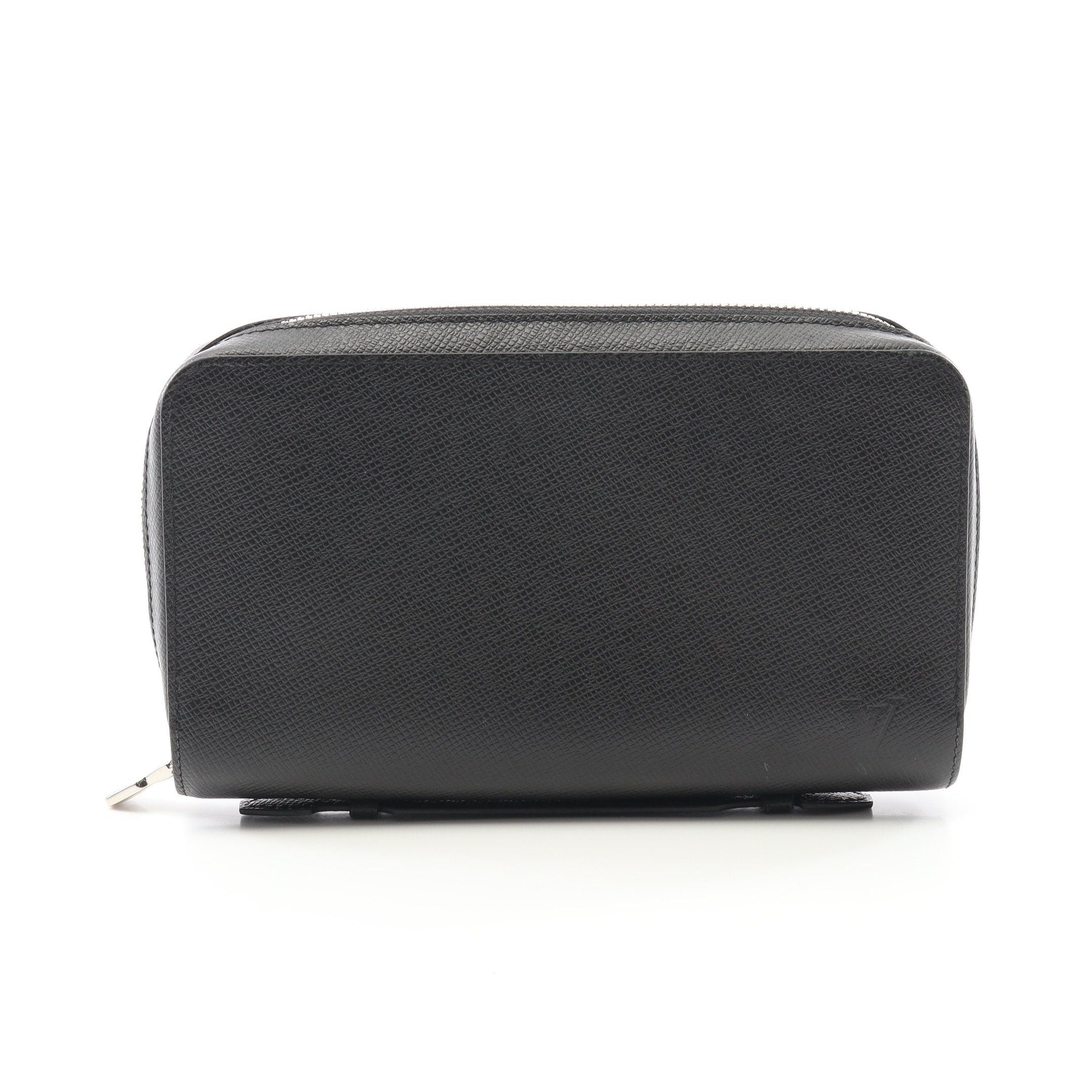 Louis Vuitton Louis Vuitton Zippy Xl Taiga Ardoise Round Zipper Long Wallet Leather Black Size ONE SIZE - 1 Thumbnail