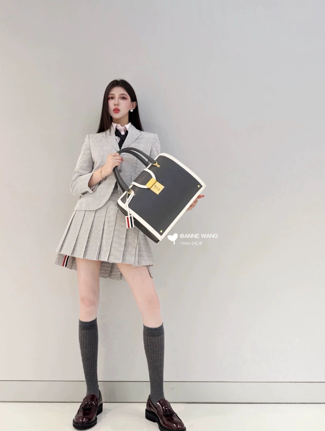 Thom Browne Thom Browne Women's Classic Seersucker Short Blazer 38 Size XS / US 0-2 / IT 36-38 - 8 Thumbnail