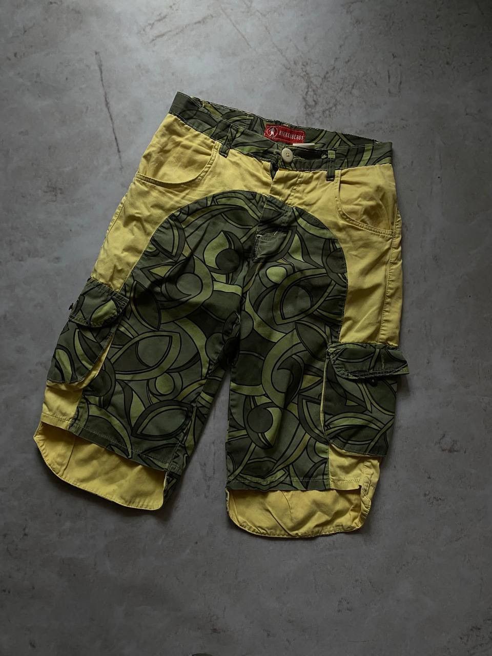Dirk Bikkembergs × Vintage Vintage Dirk Bikkembergs Cargo Shorts Rare Size US 36 / EU 52 - 2 Thumbnail