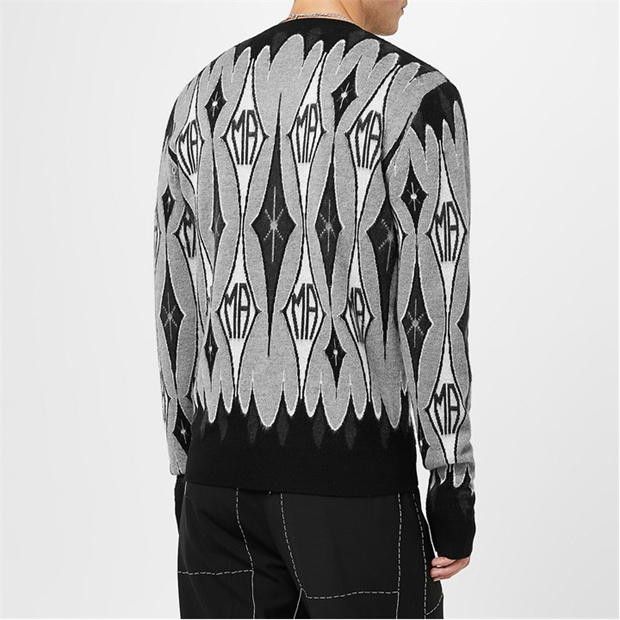 Amiri AMIRI Argyle Jacquard Sweater Size US M / EU 48-50 / 2 - 3 Thumbnail