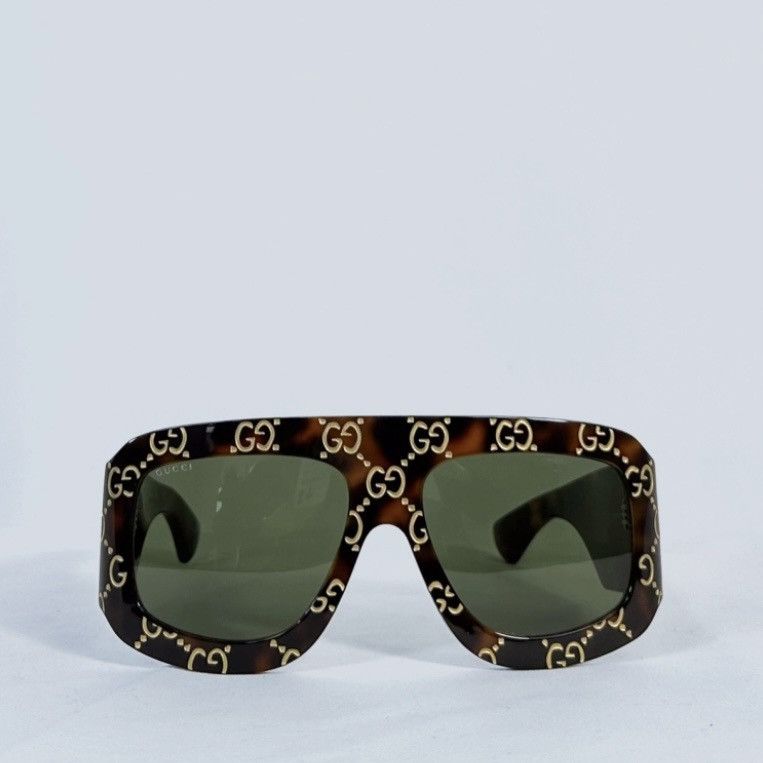 Gucci Gucci monogram acetate sunglasses Shield. Size ONE SIZE - 2 Thumbnail