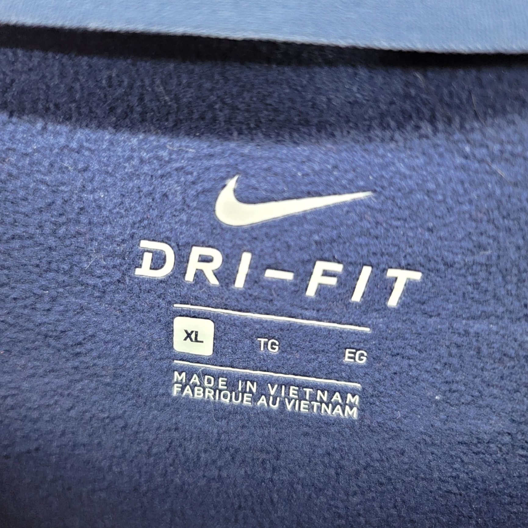 Nike Nike Dri-Fit Pullover Shirt Mens Medium Blue 1/4 Zip Long Sleeve Milwaukee Golf Activewear Size US M / EU 48-50 / 2 - 2 Thumbnail