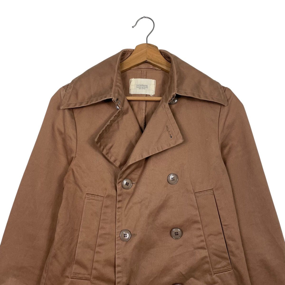 Zucca Zucca Travail Double Breasted Cotton Jacket Size US XS / EU 42 / 0 - 2 Thumbnail