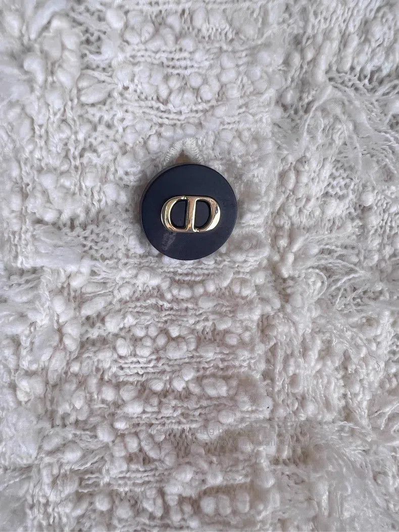 Dior Dior FW24 solid colour round neck single-breasted casual s Size M / US 6-8 / IT 42-44 - 5 Thumbnail