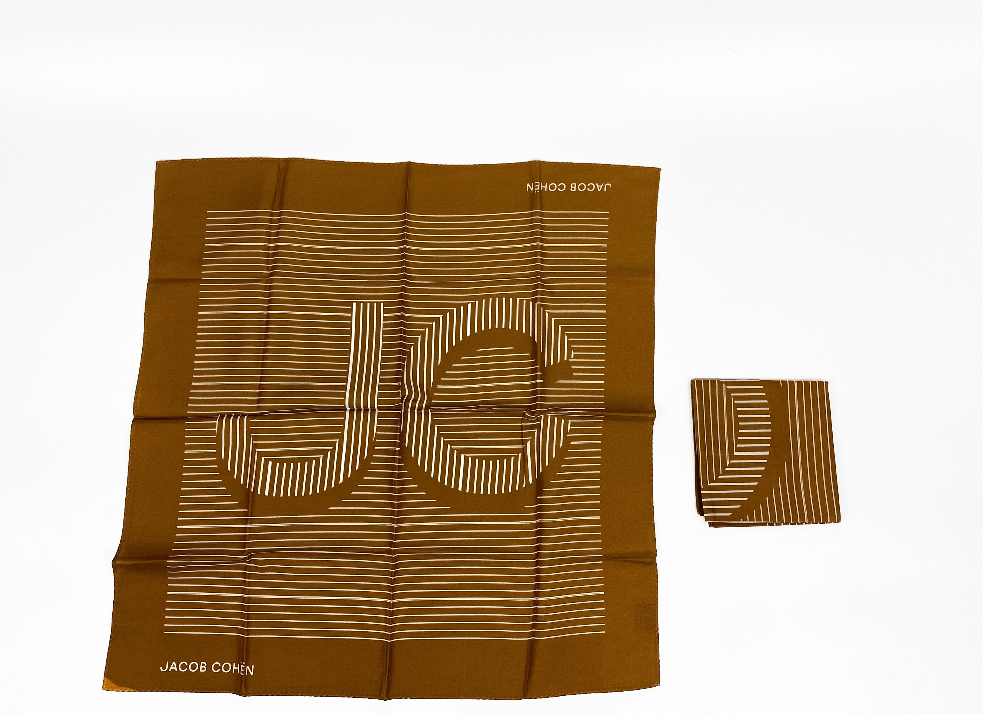 Jacob Cohen NEW Jacob Cohen Pack 10 Silk Handkerchief Size ONE SIZE - 6 Thumbnail