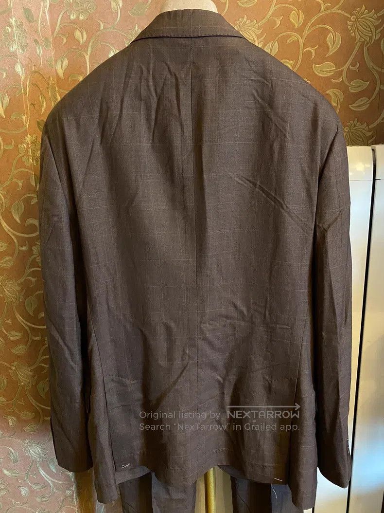 Brunello Cucinelli brunello cucinelli Suit , Wool Linen Silk Blended Fabric Size 50L - 3 Thumbnail