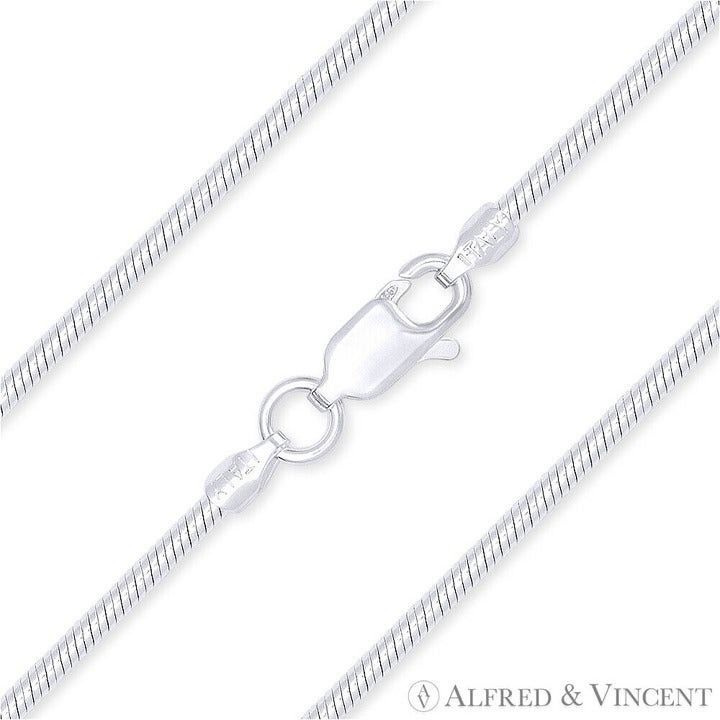Other 1.6mm Snake Italian Chain Anklet in .925 Sterling Silver Size ONE SIZE - 1 Thumbnail