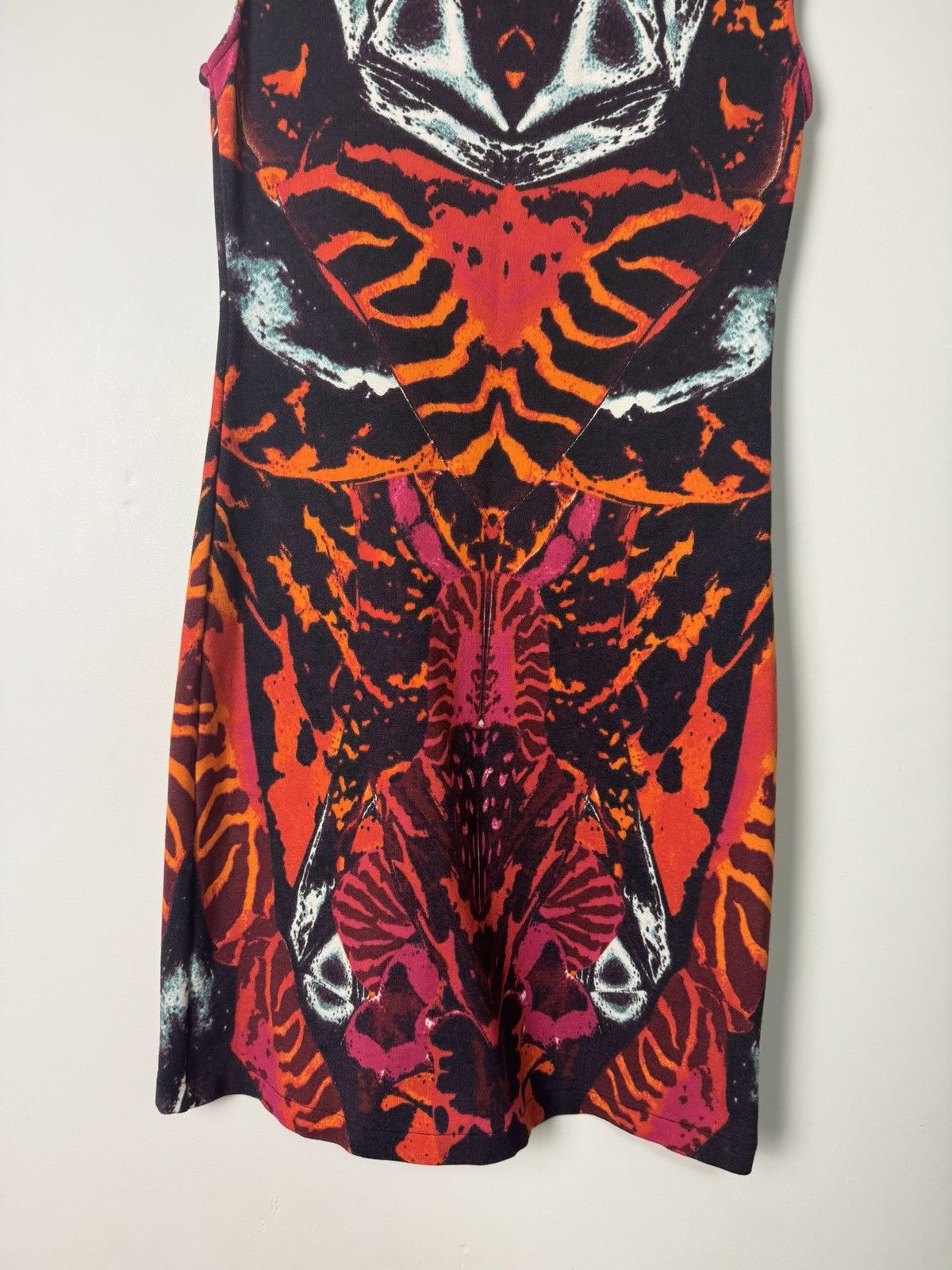 Alexander McQueen McQ Alexander McQueen Insect Kaleidoscope PrintDress Luxury Size L / US 10 / IT 46 - 8 Thumbnail