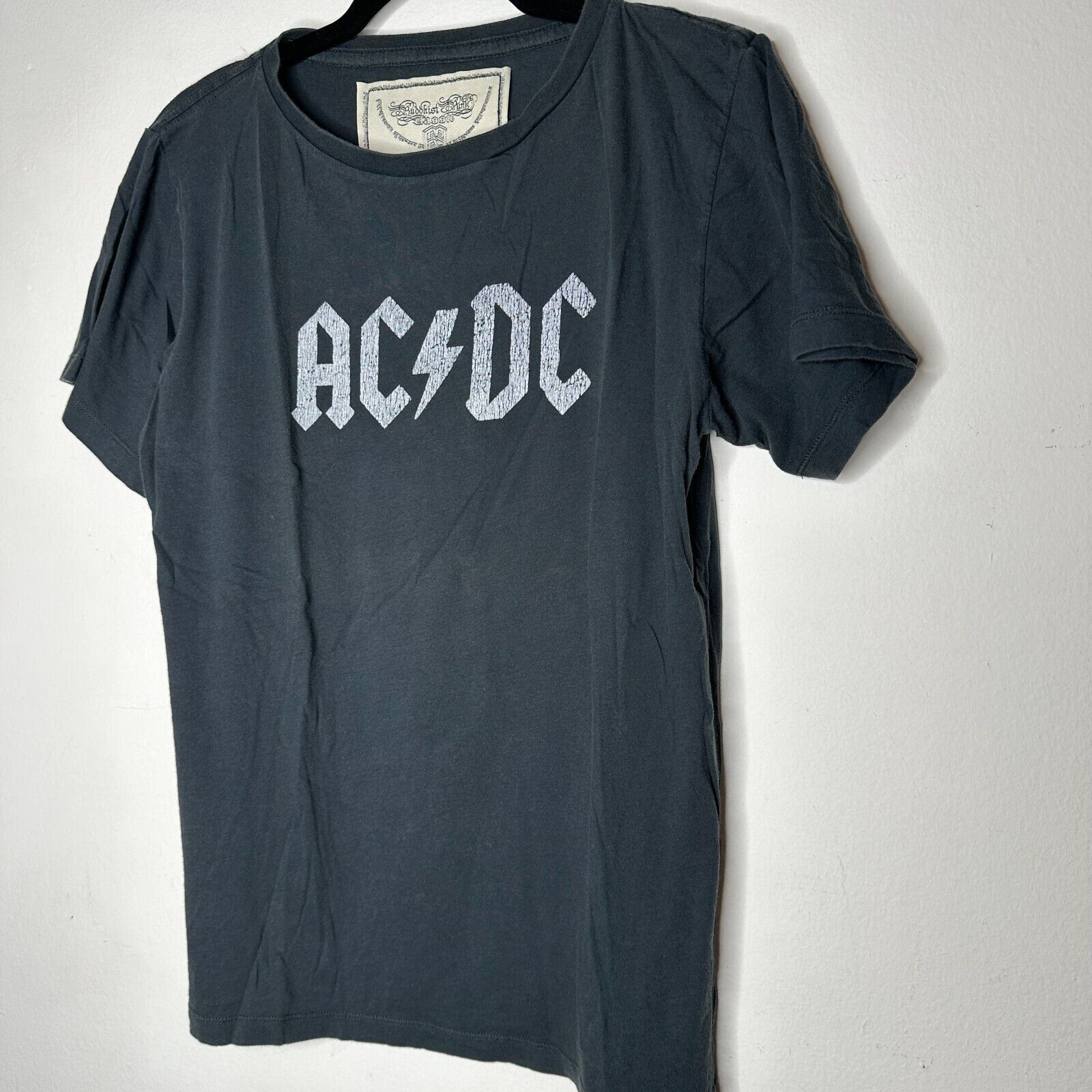 Other Buddhist Punk Black AC/DC Gray Graphic Short Sleeve Tee L Size L / US 10 / IT 46 - 3 Thumbnail