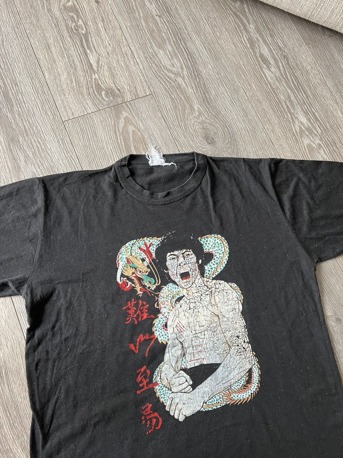 Japanese Brand × Vintage 1990s Vintage Bruce Lee T-Shirt Tee Japan Size US L / EU 52-54 / 3 - 5 Thumbnail