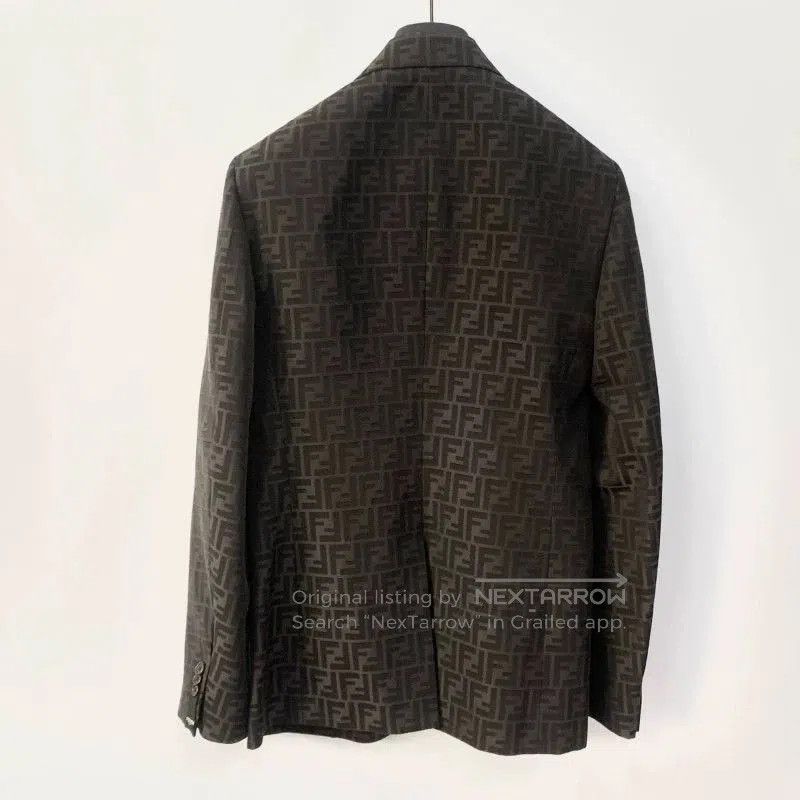 Fendi fendi monogram blazer jacket size 46. Size US S / EU 44-46 / 1 - 2 Thumbnail