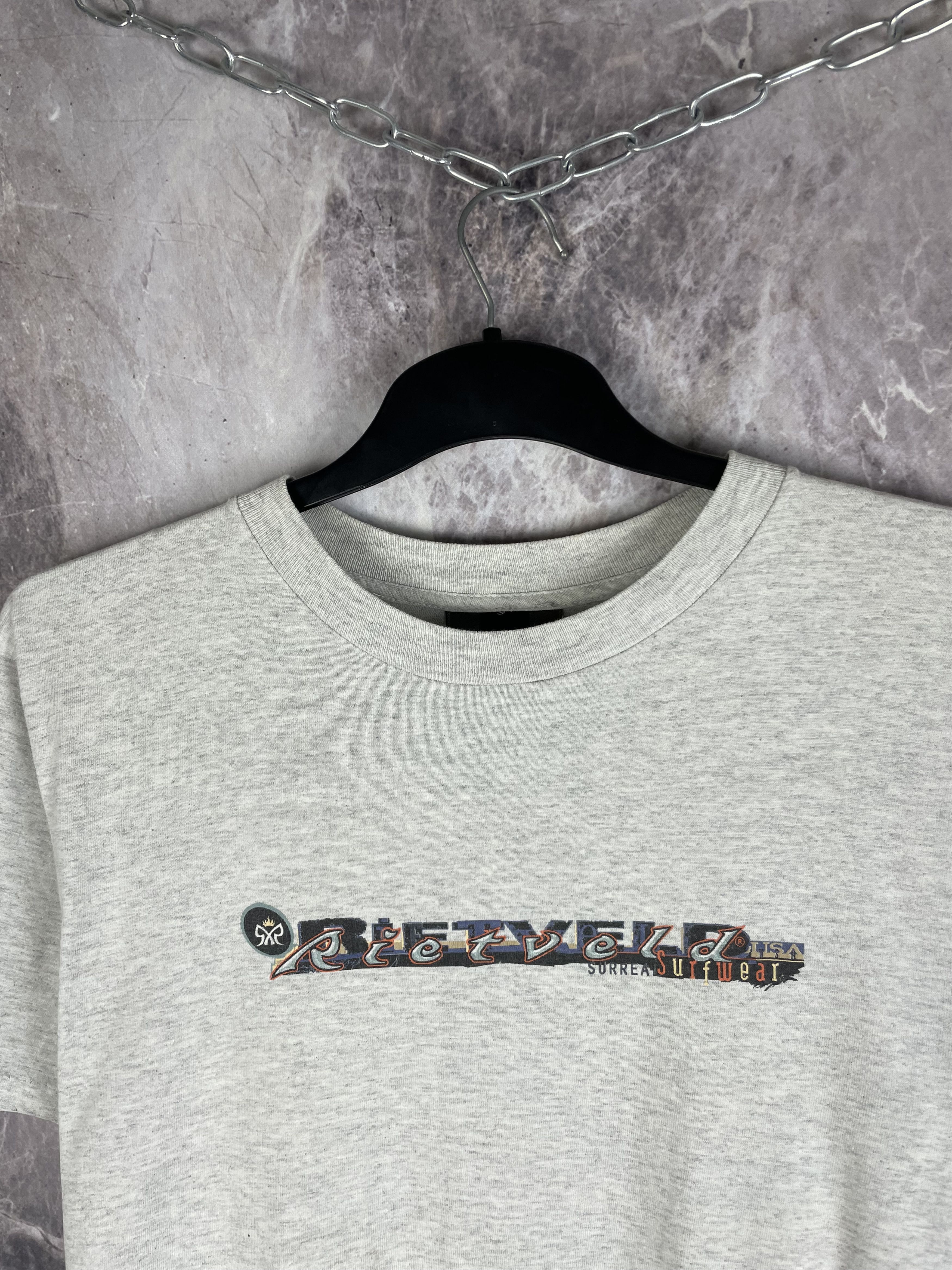Vintage Vintage Faded 90s Rietveld USA Surfing Tshirt Size US M / EU 48-50 / 2 - 6 Thumbnail