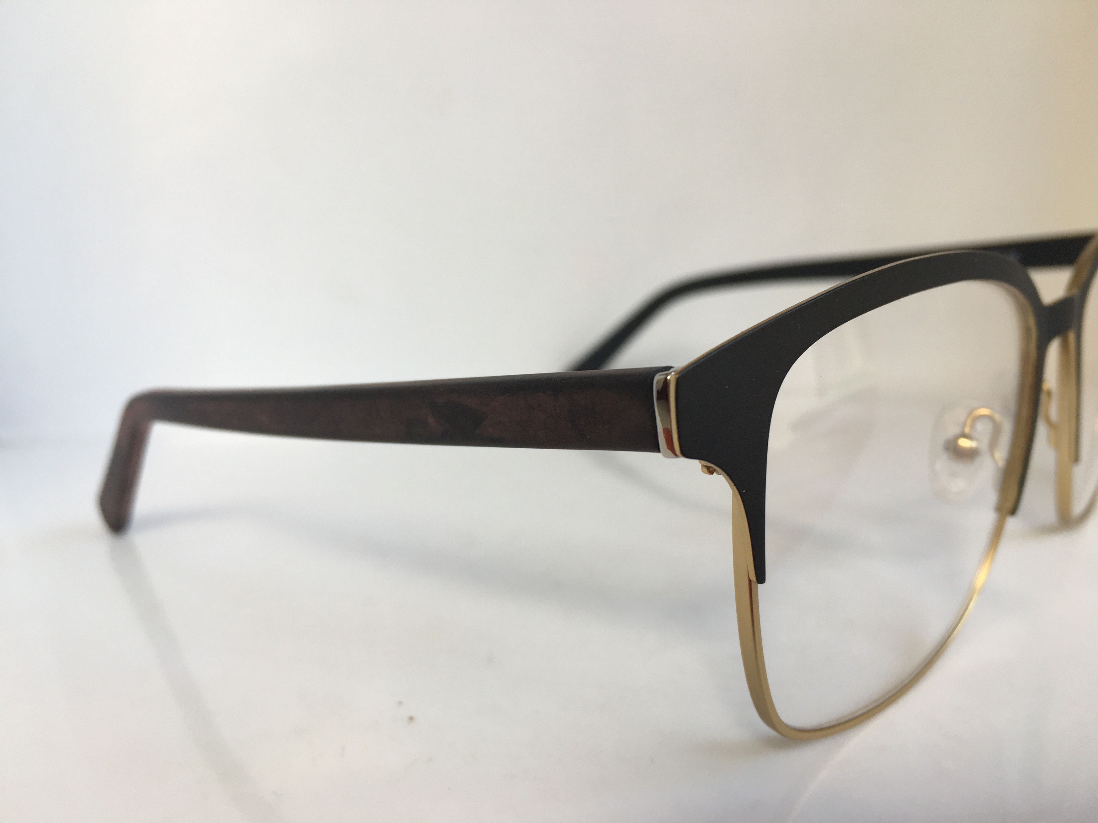 Other Eyebuydirect intense BlackGold Square Eyeglasses Frame Size ONE SIZE - 2 Thumbnail
