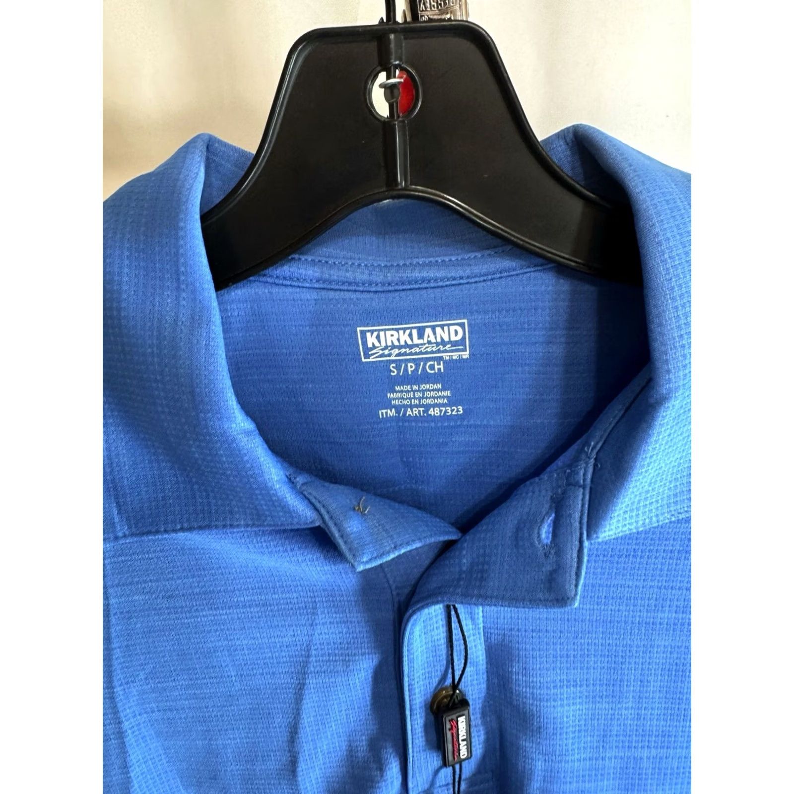 Vintage Kirkland Shirt Mens S Sharp NWT Bleu Poly Golf POLO Size US S / EU 44-46 / 1 - 6 Thumbnail