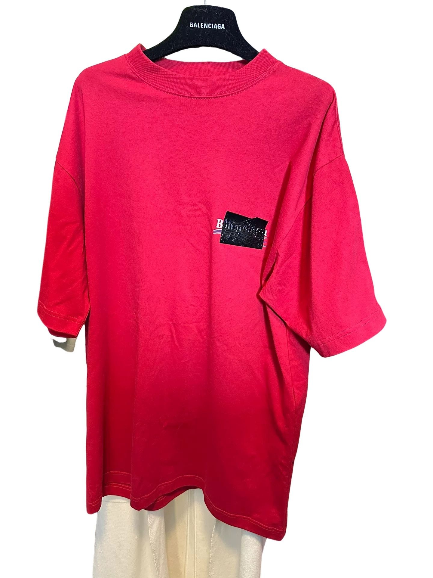 Balenciaga Balenciaga Gaffer Tape T-Shirt Red Size XXS Size US XXS / EU 40 - 1 Thumbnail