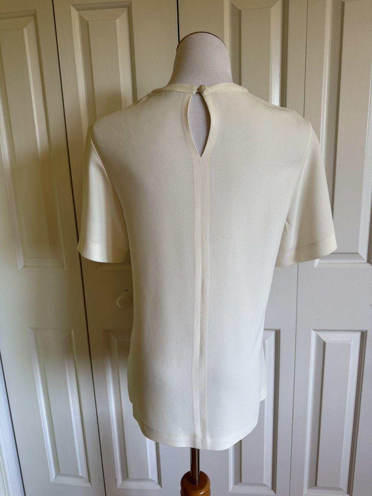 Jason Wu JASON WU Ivory/Beige Beaded Top 6 Size M / US 6-8 / IT 42-44 - 2 Thumbnail