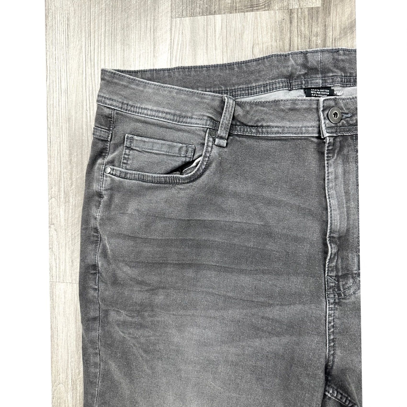 Vintage NWT The Perfect Jean Athletic Fit Men’s 42x28 Miner Grey Jeans Size US 42 / EU 58 - 7 Thumbnail