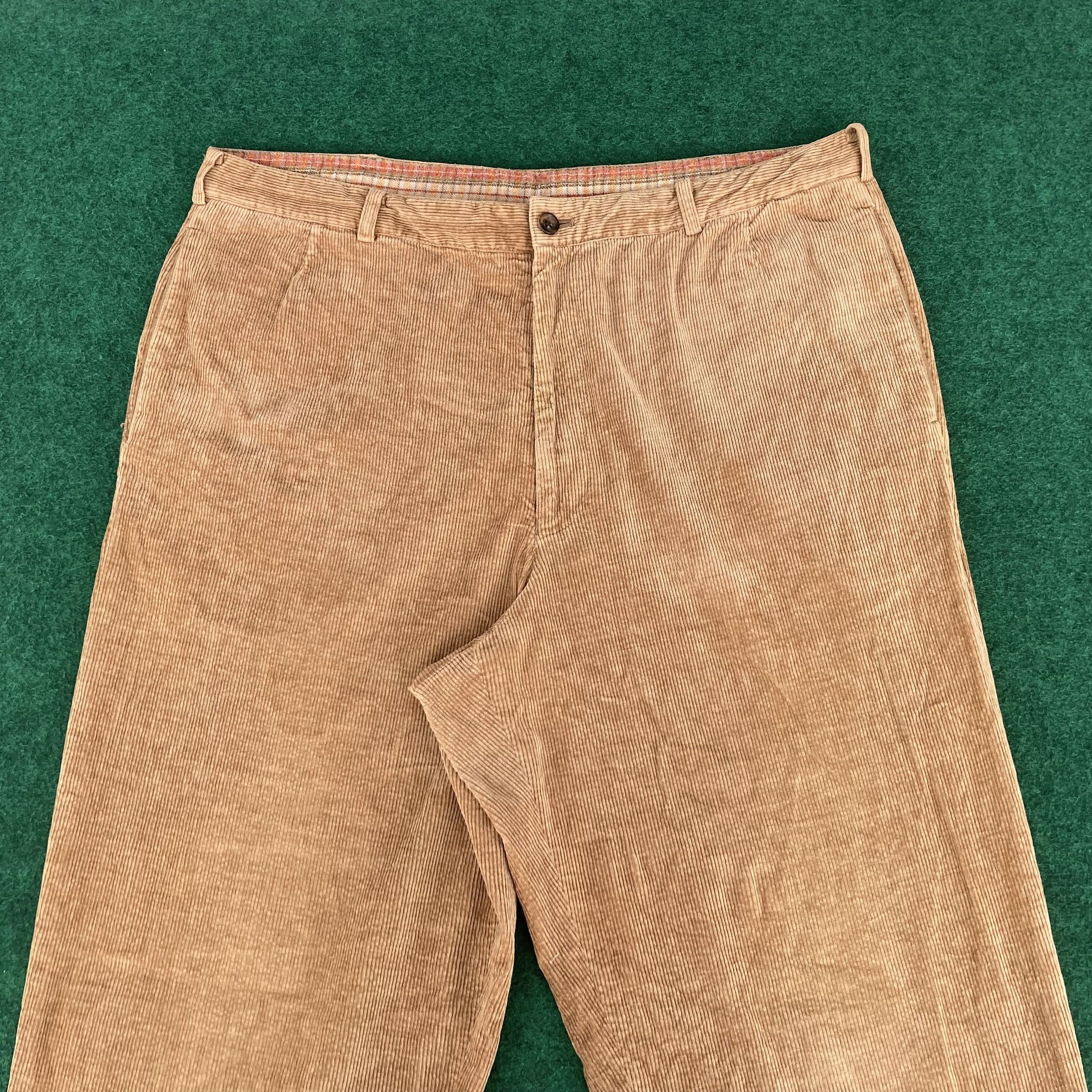 Beauty Beast × Japanese Brand × Mademoiselle Non Non Vtg Papas Golf Papas Pant Trouser Baggy Corduroy Jeans Size US 36 / EU 52 - 3 Thumbnail