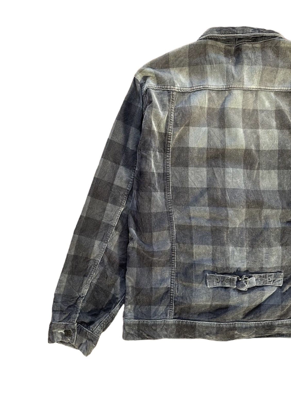 Montage Montage Denim Sunfaded Plaid Jacket Size US S / EU 44-46 / 1 - 9 Thumbnail