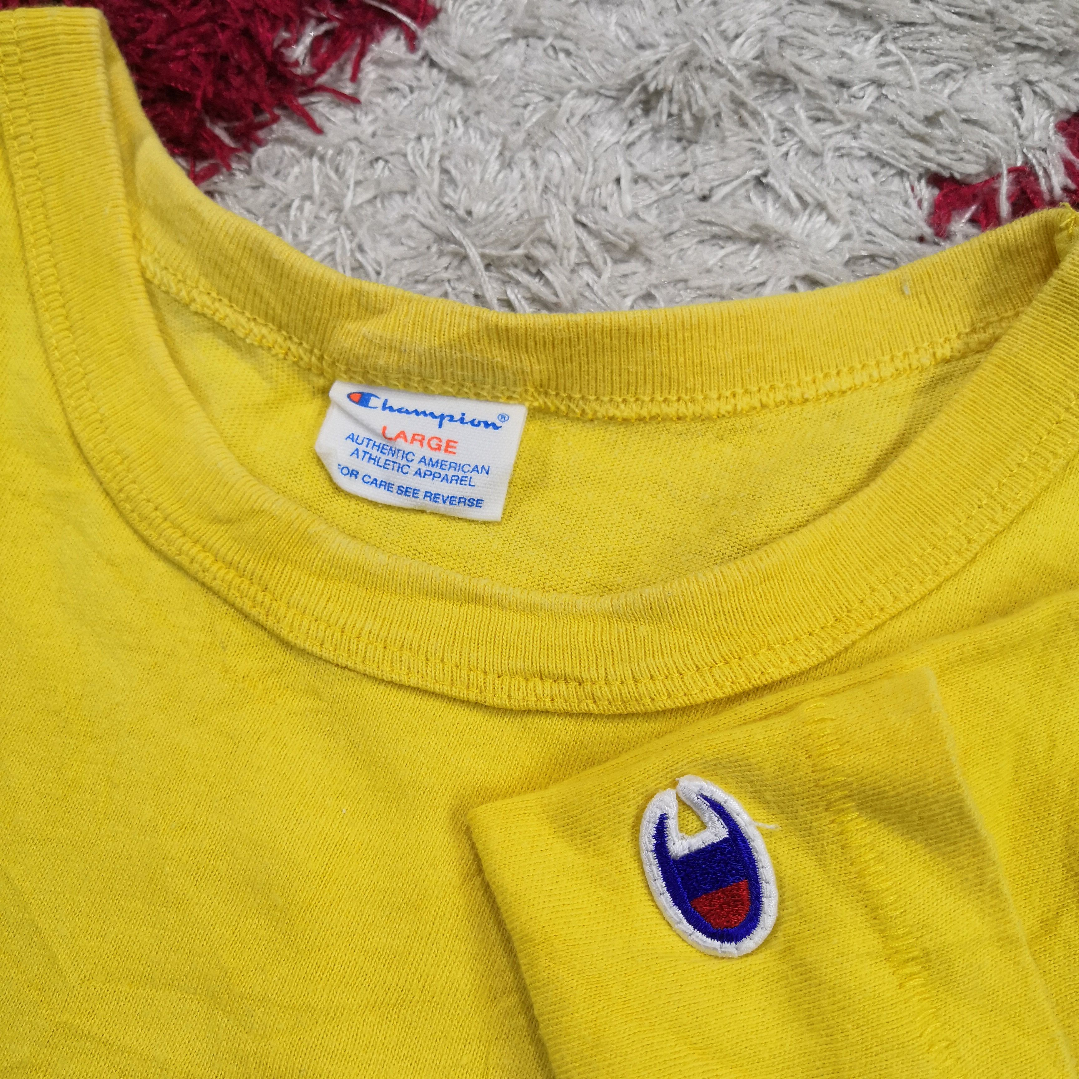 Champion Vintage 90s Champion T-Shirt Kariyushi Okinawa Crewneck Tee Size US S / EU 44-46 / 1 - 6 Thumbnail