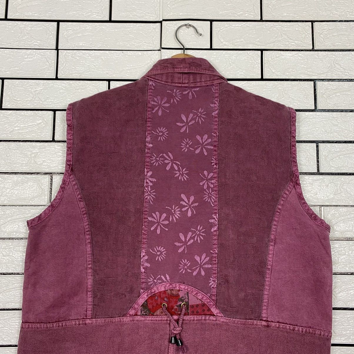 Japanese Brand 📌Patchwork Design Vest Jacket Unbranded Issey Miyake Size US M / EU 48-50 / 2 - 10 Thumbnail