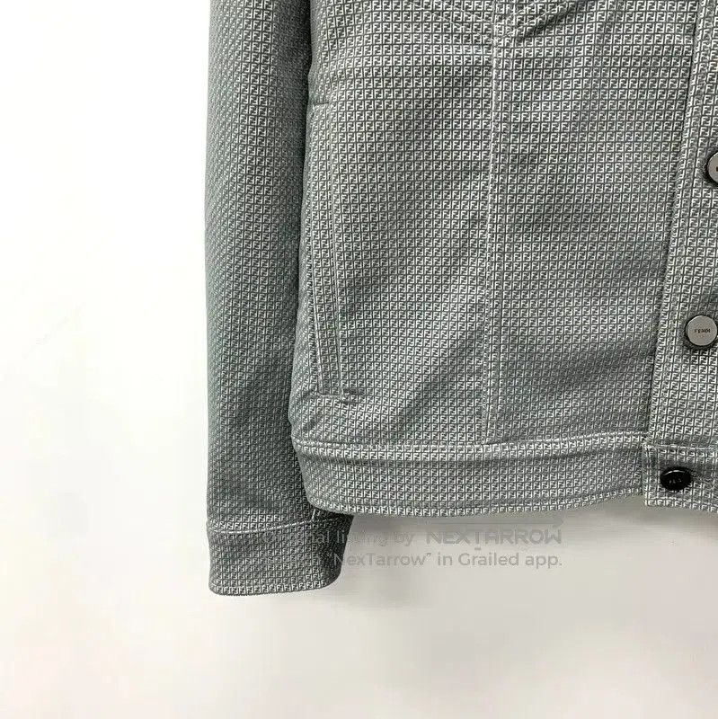 Fendi Fendi Gray Cotton Men's Jacket . Size US S / EU 44-46 / 1 - 4 Thumbnail