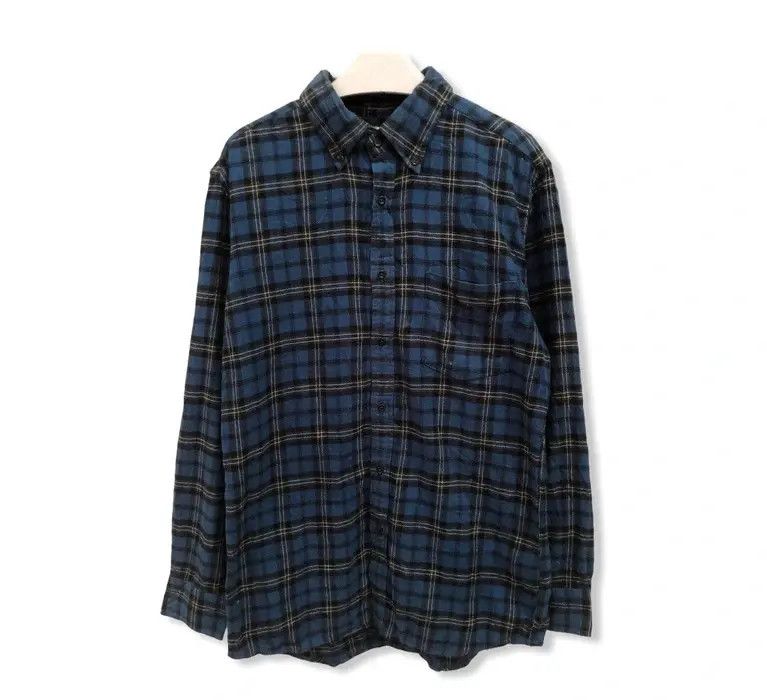 Flannel × Japanese Brand Japanese Brand Uniqlo Plaid Tartan Flannel Shirt 👕 Size US M / EU 48-50 / 2 - 1 Thumbnail