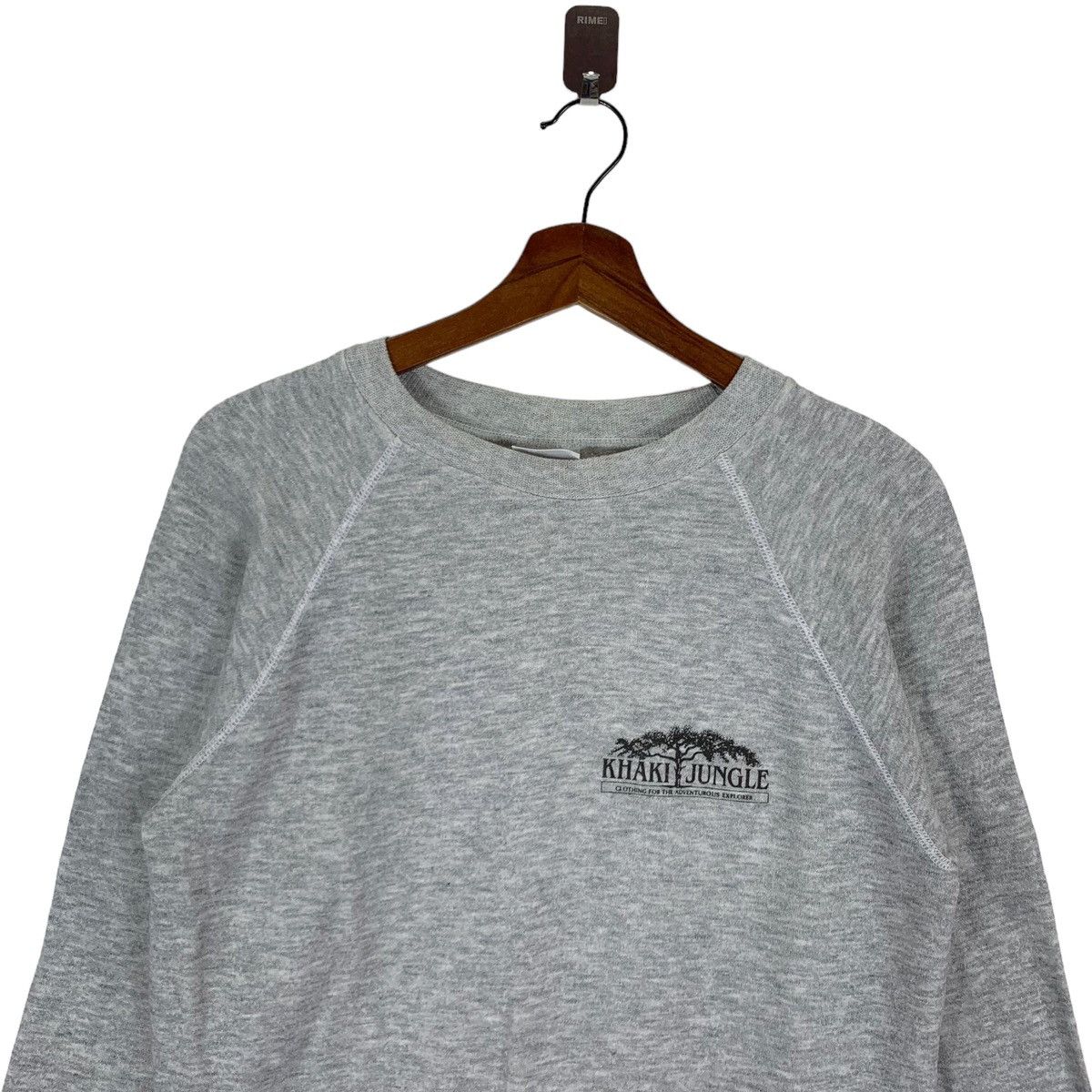 Habitat × Vintage VINTAGE KHAKI JUNGLE ELEPHANT WILDLIFE PULLOVER CREWNECK Size US M / EU 48-50 / 2 - 2 Thumbnail