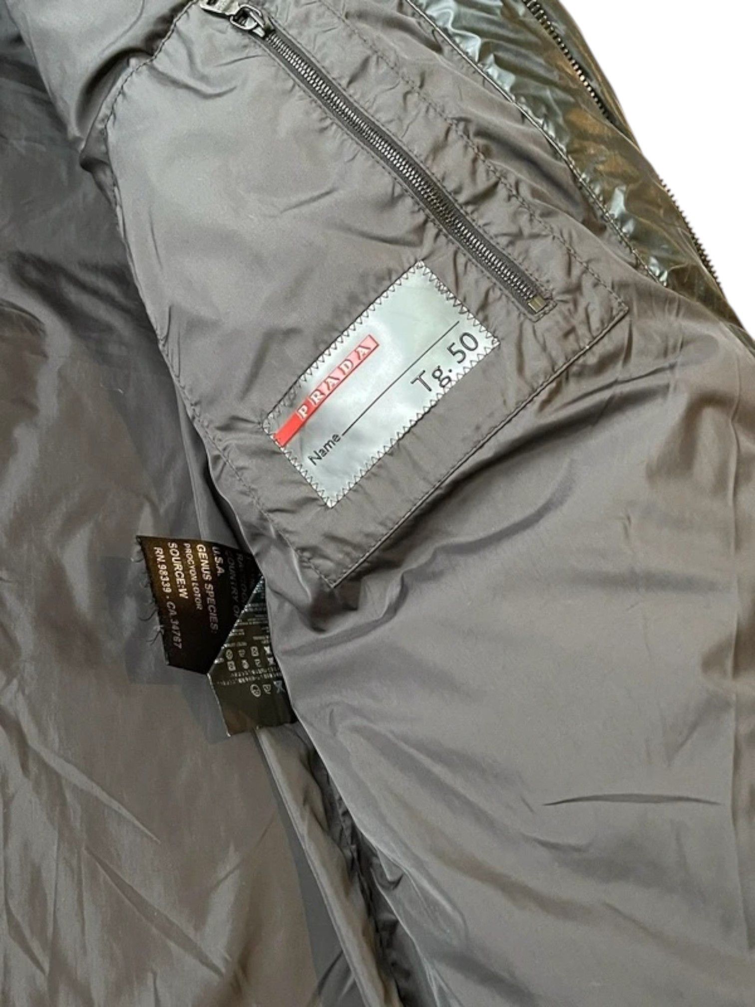 Prada Prada SGV829 Glossy Down Puffer Jacket Size US M / EU 48-50 / 2 - 4 Thumbnail