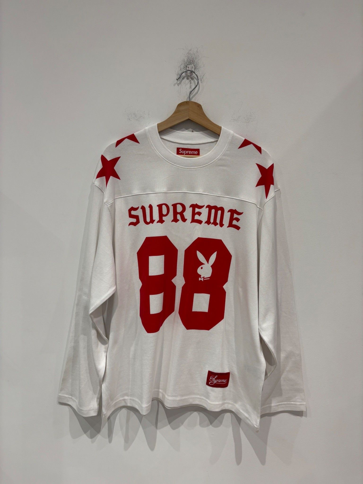 Supreme Supreme Playboy L/S Football Top White Size US L / EU 52-54 / 3 - 1 Thumbnail