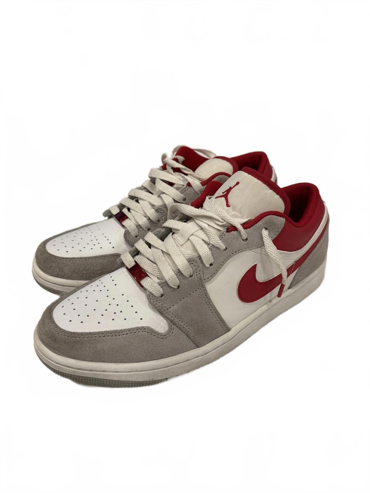 Jordan Brand Nike Air Jordan 1 Low SE “Light Smoke Grey Gym Red” Size 9.5 Size ONE SIZE - 3 Thumbnail