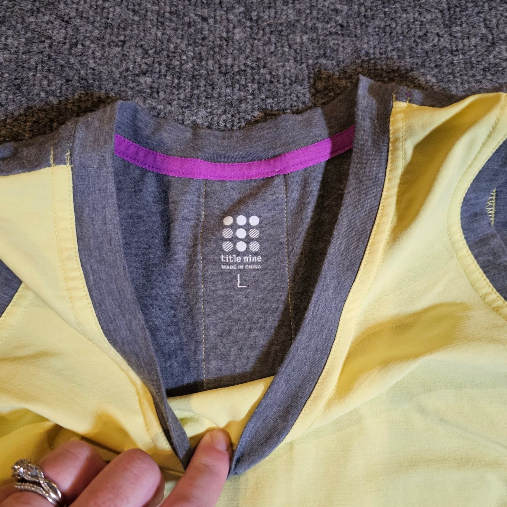 Vintage Title Nine Dress Womens Large Gray Green Golf Athletic Pockets Casual Workout Tennis Size L / US 10 / IT 46 - 4 Thumbnail