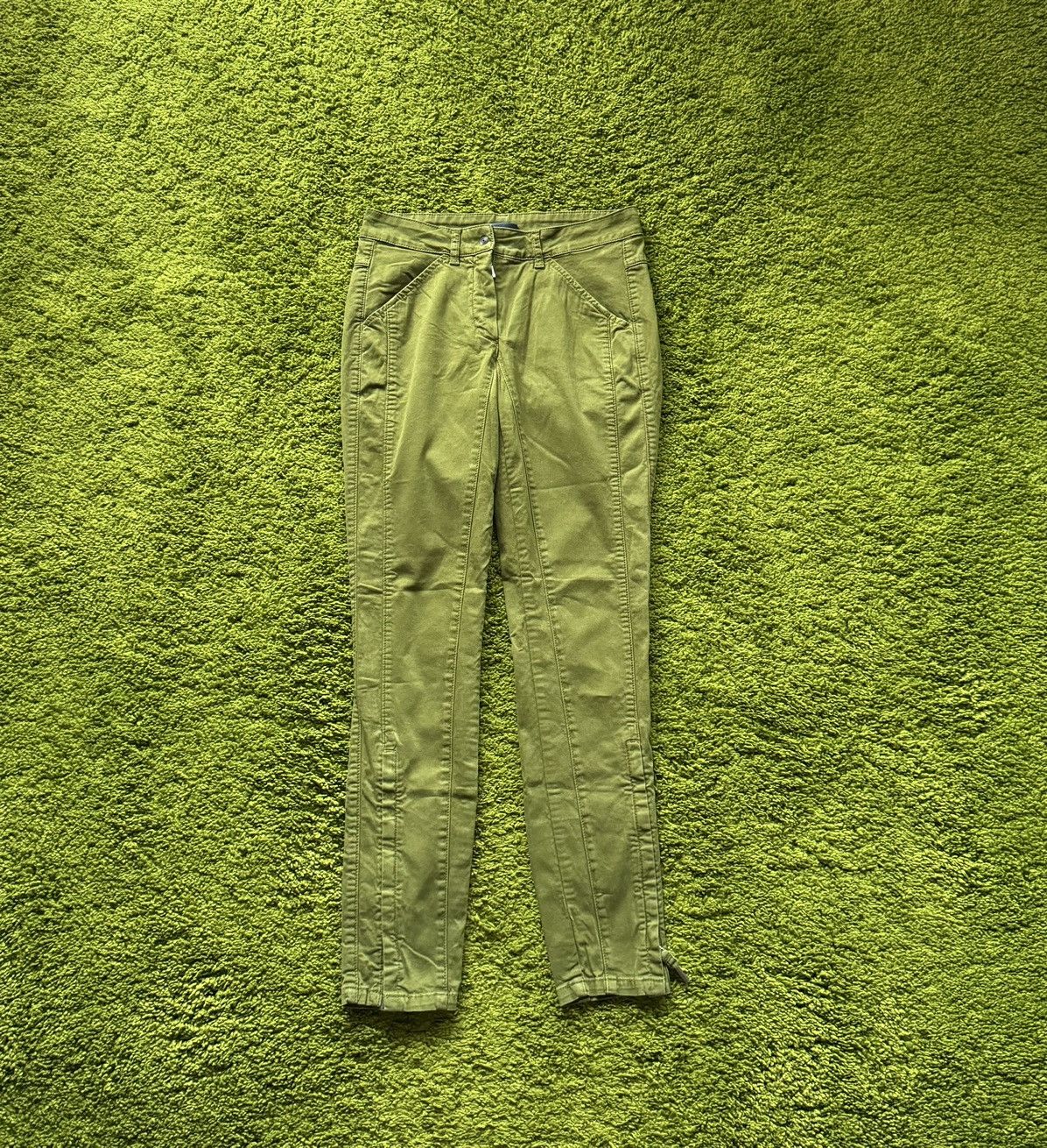 Annette Gortz × Designer Annette Gortz skinny fit khaki pants Size 26" / US 2 / IT 38 - 1 Thumbnail