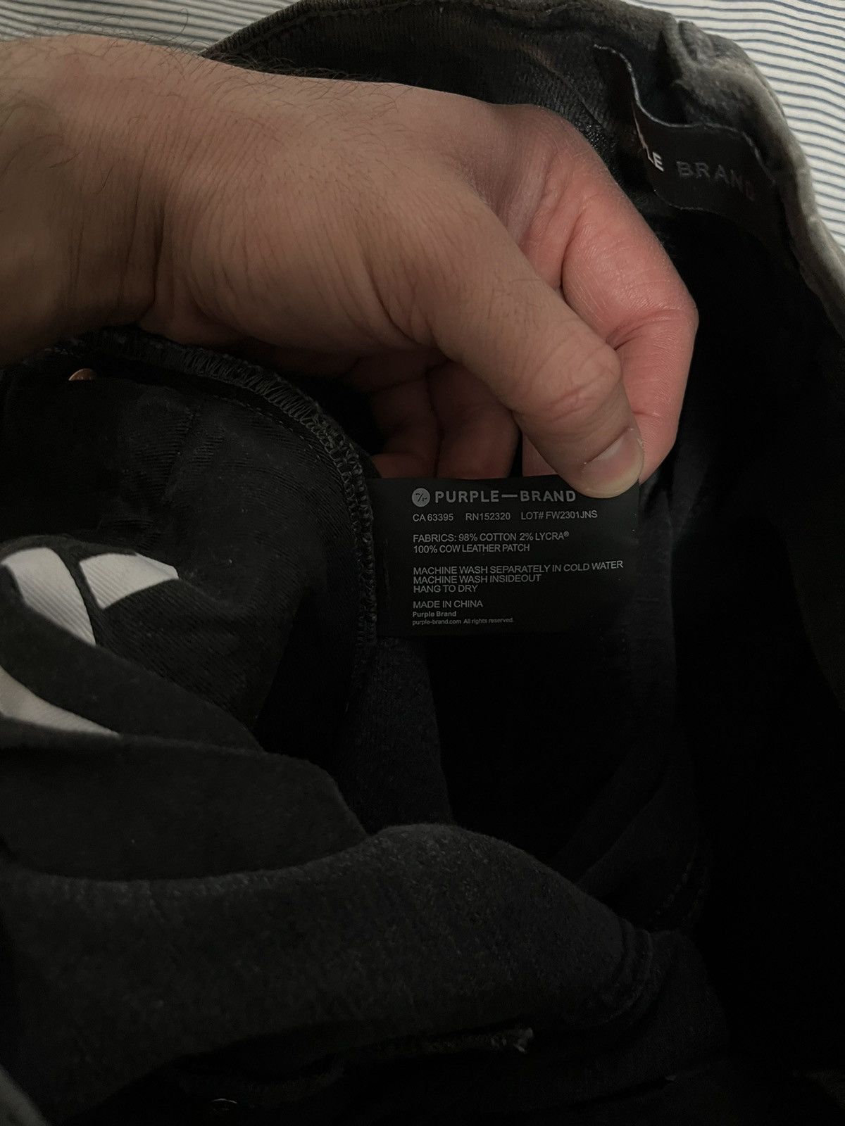 Purple Brand Purple P005 Dark Grey Denim Size US 32 / EU 48 - 15 Thumbnail