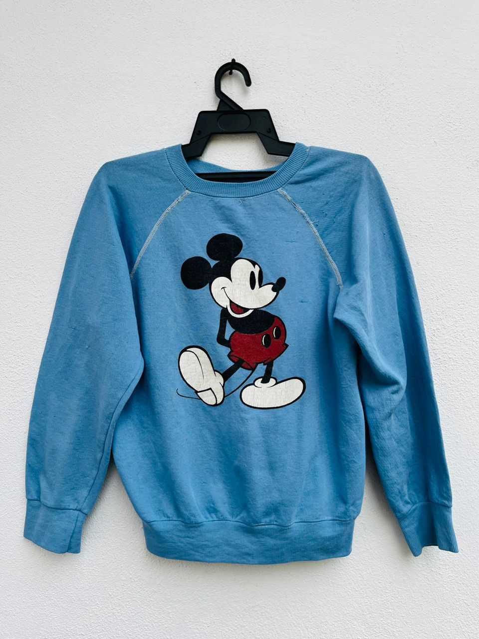 Mickey Mouse × Vintage Vintage 80s Mickey Mouse Sky Blue Streetwear Fashion Size US S / EU 44-46 / 1 - 1 Thumbnail